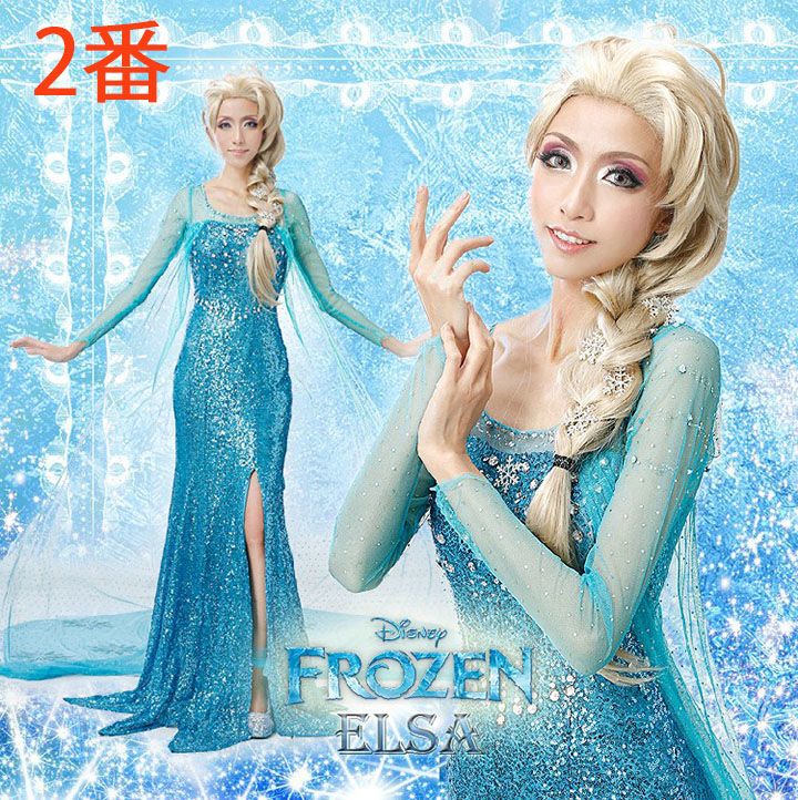 オリジナルアナと雪の女王 Elsa イベント仮装衣装