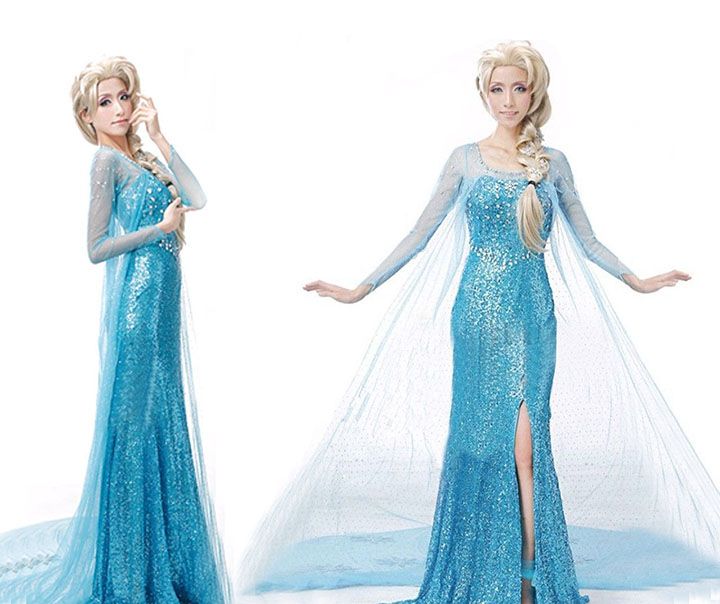 Frozenアナエルサドレス風コス衣装