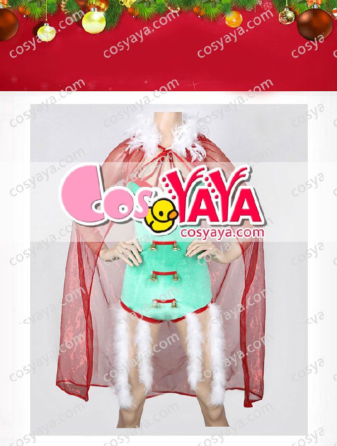 女性サンタクロース仮装コスチューム