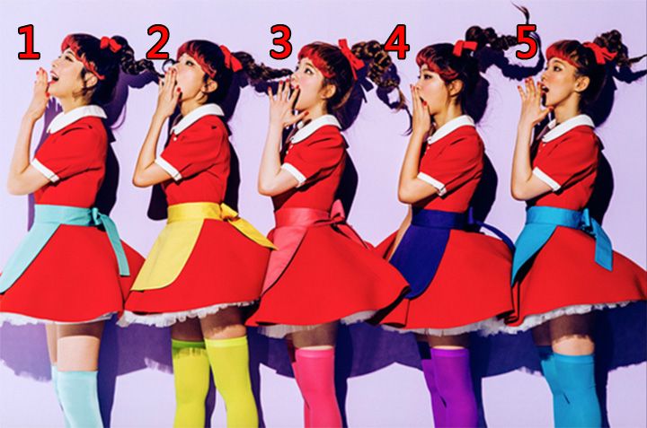 Red Velvet Drop Dumb Dumb 赤いドレス制服衣装