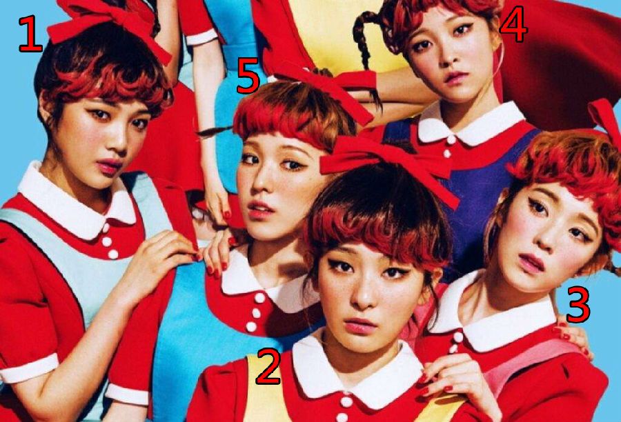 Red Velvet Drop Dumb Dumbメイド服可愛い
