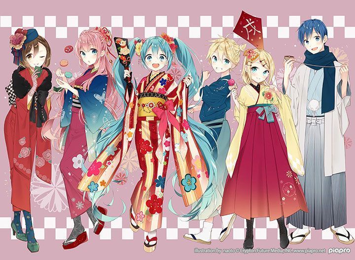 鏡音リン Happy New Year Party 2018Ver. コスプレ着物販売 激安 VOCALOID