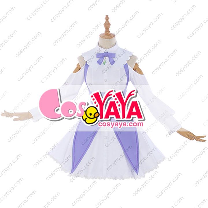 Re ゼロから始める異世界生活 劇場版 エミリア コスプレ衣装 映画 劇場版リゼロ コス服