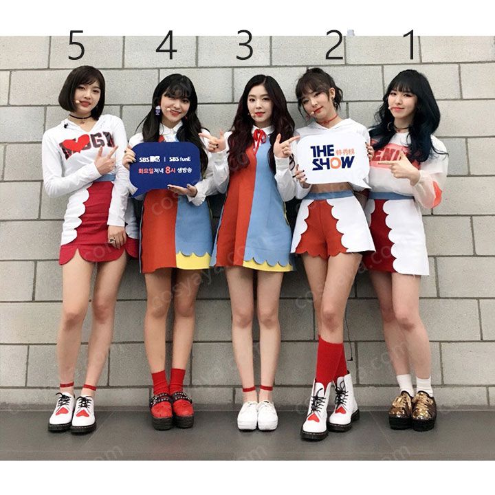 Red Velvet Rookie風 ステージ演出服 Red Velvet 握手会 仮装 私服衣装 