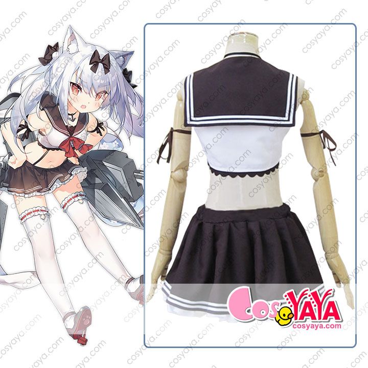 アズールレーン 雪風 コスプレ セーラー服 安価 制服 アズレン コスチューム 送料無料