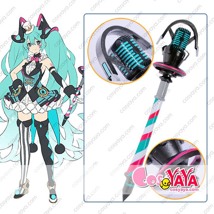 初音ミク マジカルミライ2019 マイク 杖 コスプレ道具 VOCALOID ボカロ 