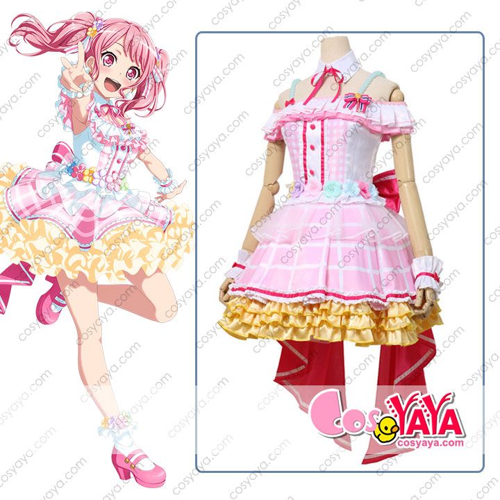 丸山彩 ドリームイルミネート コスプレ衣装 バンドリ スキン BanG 