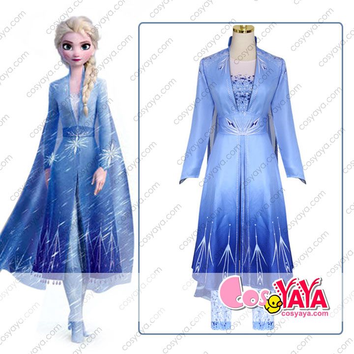 日本未発売✧︎ アナと雪の女王2 エルサ アドベンチャー 衣装 コスチューム - コスプレ