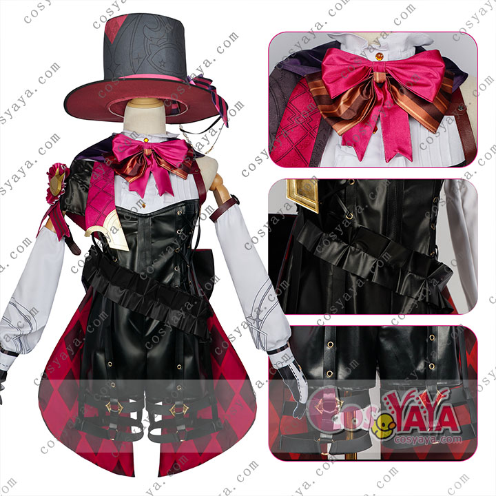 原神 フォンテーヌ 風 リネ Lyney マジシャン人 コスプレ衣装