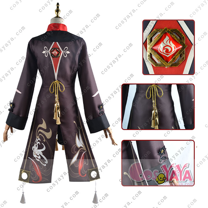 原神 Genshin 胡桃 フータオ -Hu Tao 堂主 全身セット コスプレ衣装ハロウィン Cosyaya通販