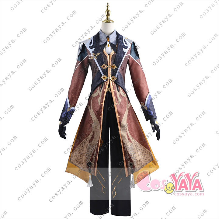 原神げんしん コスプレ ゲームキャラ 鐘離（ジョンリー）男性用フルセット衣装 Cosyaya通販