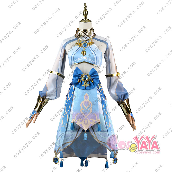 原神（げんしん）ニィロゥ コスチューム 青い衣装 女性用 西域（せいいき）ダンサー風 Cosyaya通販
