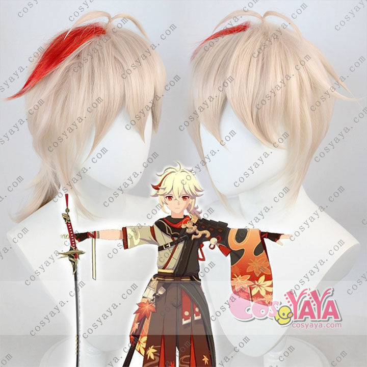 原神げんしん Genshin 楓原万葉 コスプレウィッグ げんしん かえではらかずは仮装