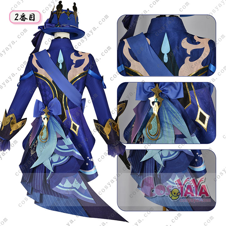 原神Genshin フォンテーヌ フリーナ/Furina フォカロルス/Focalors 白Ver コスプレ衣装 Cosyaya通販