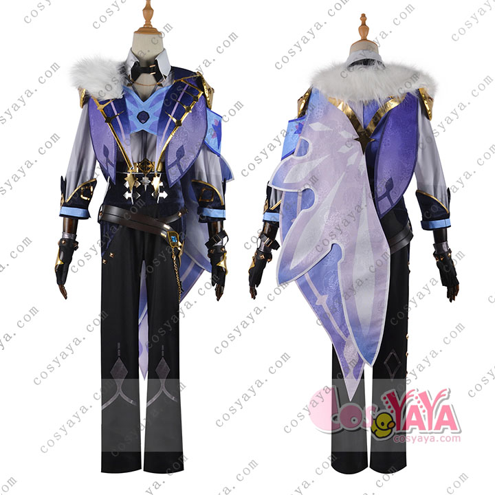 原神げんしん ガイア コスプレ衣装 ガイア・アルベリヒ モンド城-西風騎士団騎兵隊長 寒風の剣士 フルセットコスプレ衣装