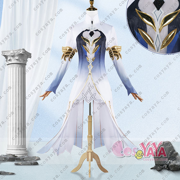 原神げんしんフリーナドレスフォカロルスコスプレ衣装 水神