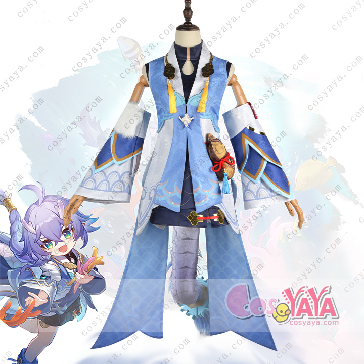 崩壊スターレイル 白露(びゃくろ) コスプレ衣装 高級感フルセット