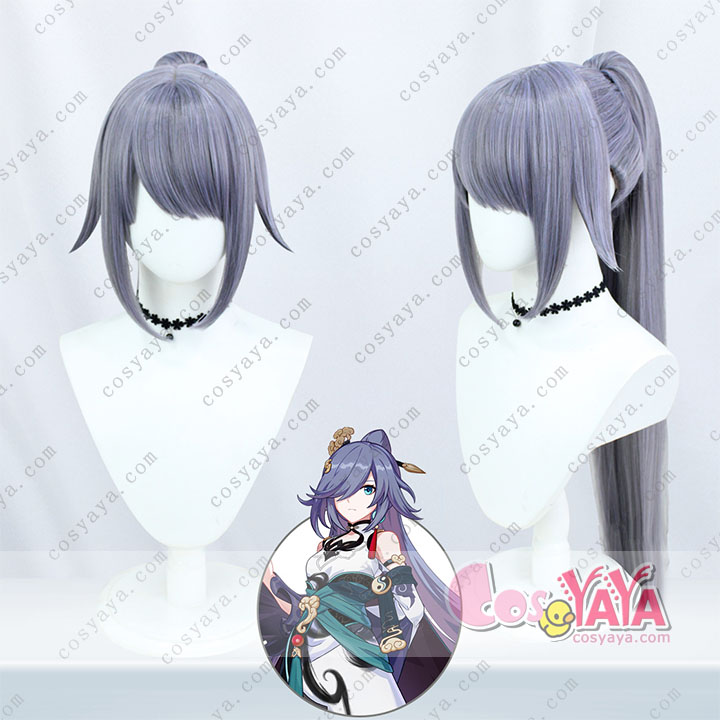 崩壊3 符華-フカ 雲墨丹心 コスプレ ウィッグ