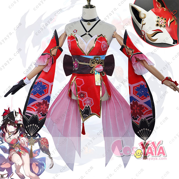 崩壊 スターレイル コスプレ衣装 花火  はなび 仮面の愚者 ユニフォーム 仮面