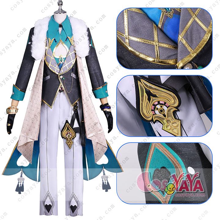 崩壊スターレイル 砂金 コスプレ アベンチュリン コスプレ衣装 砂金 コスチューム COSPLAY服 仮装 セット