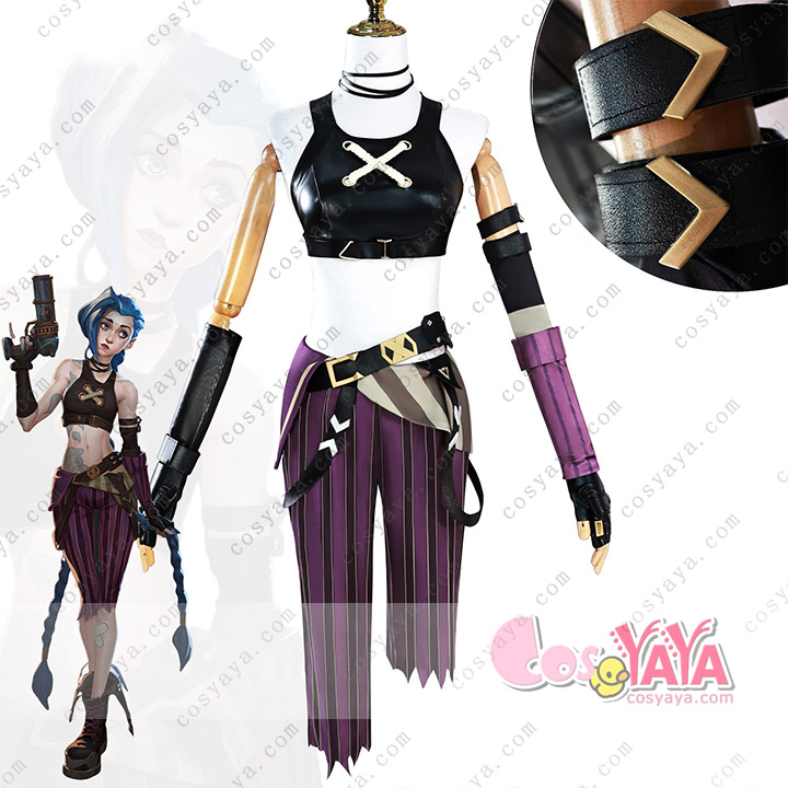 Arcane アーケイン ：リーグ・オブ・レジェンド LOL Jinx ジンクス コスプレ衣装 コスチューム ゲーム cosplay