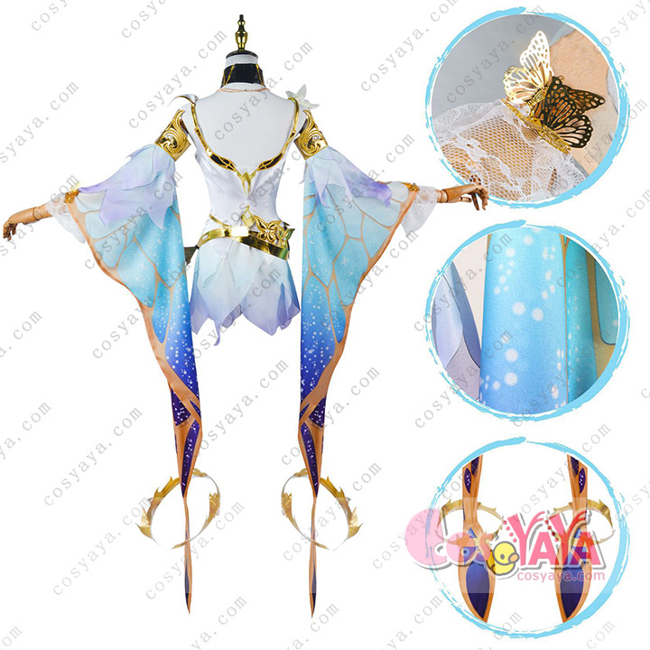 王者栄耀 Honor of Kings 貂蝉（ちょうせん） 金色の夏夜の夢 コスプレ衣装 Cosyaya通販
