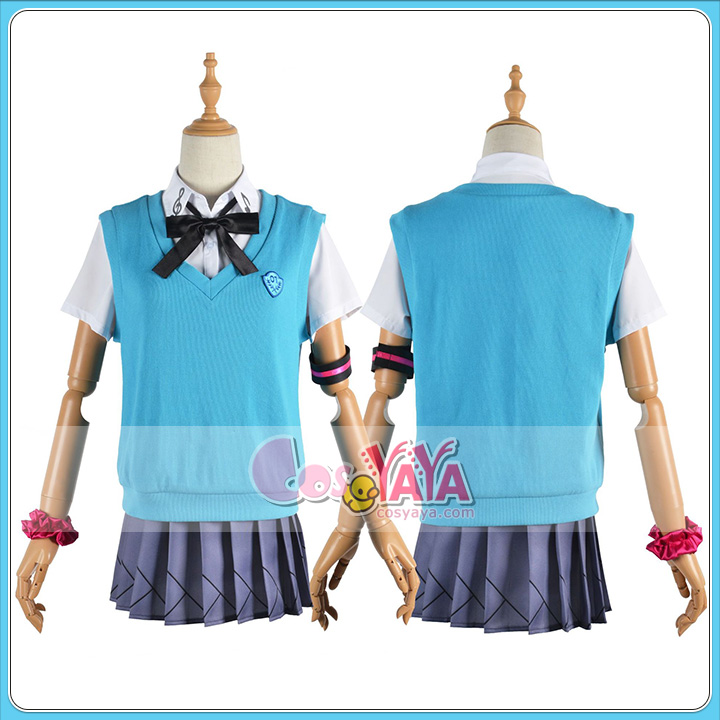 コスプレ衣装 初音ミク MIKU 十六周年 制服 セーラー服 全セット
