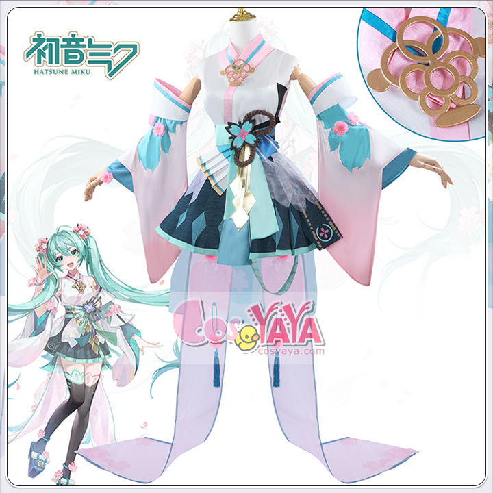 二次元cos服周辺、陰陽師コスプレ衣装初音&ミク。コスプレ二次元アニメゲームコスプレ衣装セット