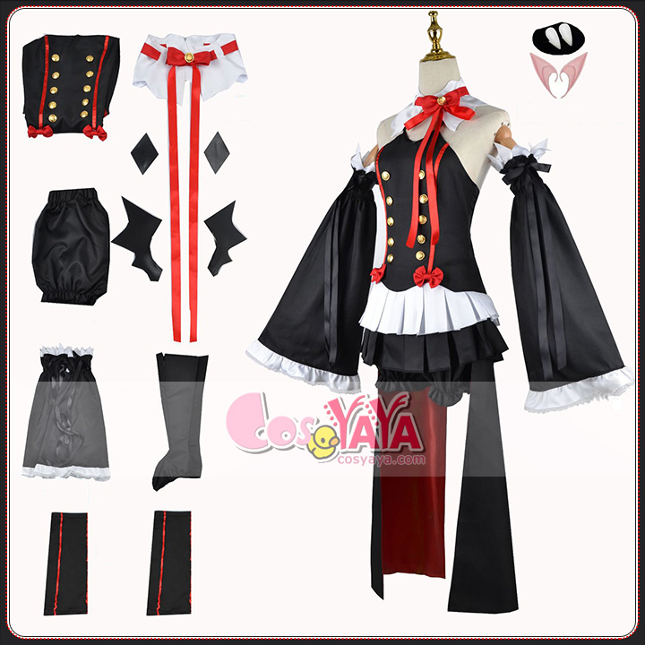 終わりのセラフ終わりのセラフクルル・ツェペシコスプレ衣装制服かつらコスプレアニメ魔女吸血鬼ハロウィンコスチューム Cosyaya通販