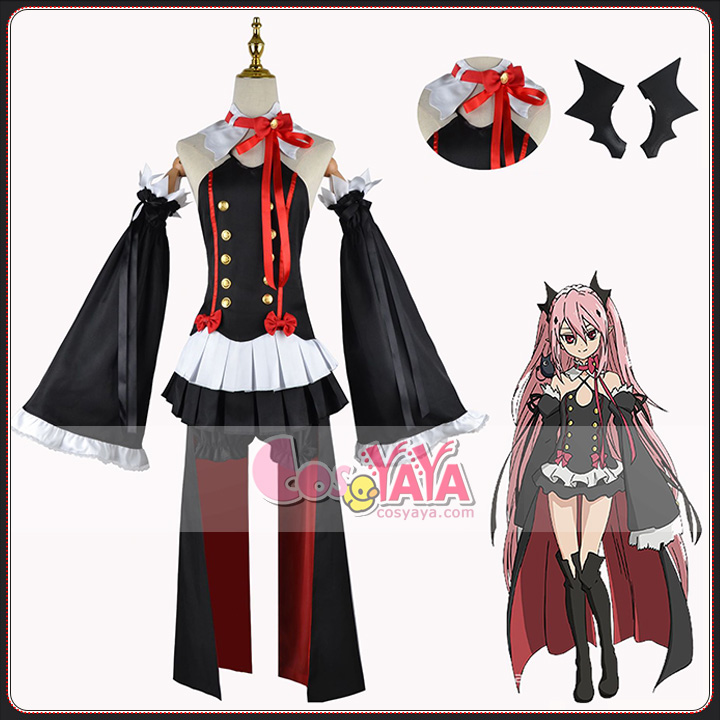 終わりのセラフ終わりのセラフクルル・ツェペシコスプレ衣装制服かつらコスプレアニメ魔女吸血鬼ハロウィンコスチューム Cosyaya通販
