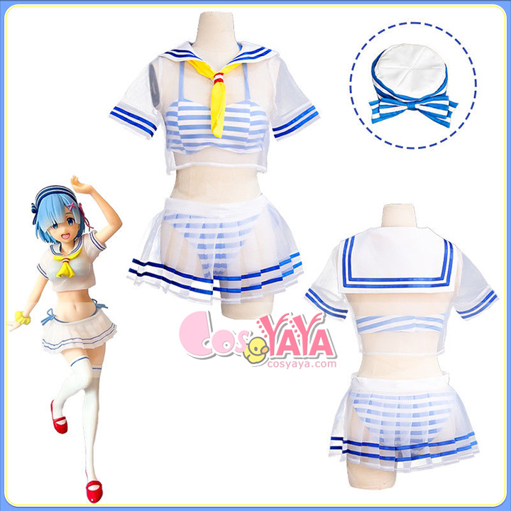 EXQ レム水着フィギュア コスプレ衣装