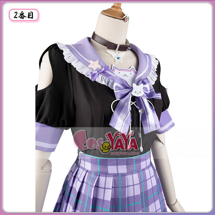 こより 白黒 制服 コスプレ