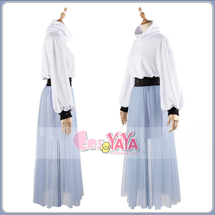 長崎そよのナチュラルで優しいイメージを丁寧に再現したコスプレ衣装。落ち着いた色合いときれいなシルエットが特徴で、イベント参加や撮影にもぴったり。キャラクターの雰囲気をそのまま楽しめる仕上がりになっています。