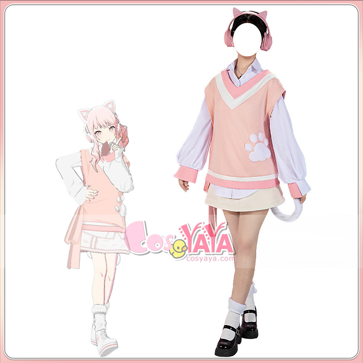 cute white kitty 暁山瑞希 衣装