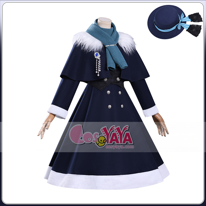 毛皮付きマント コスチューム