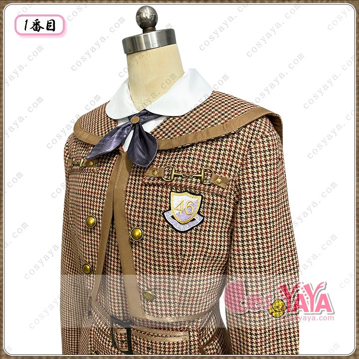 ブリティッシュ風 ワンピース 千鳥チェック