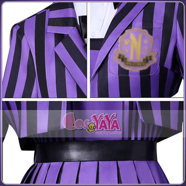 パープル学園制服 コスプレ 衣装 仮装