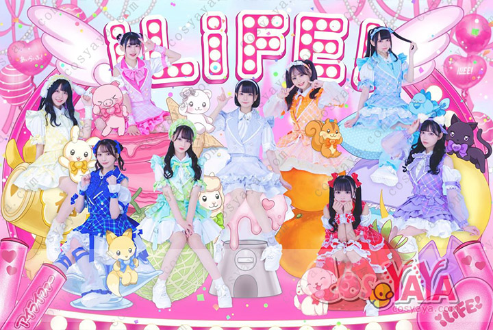 iLiFE! 新体制 お披露目LIVE 衣装 GIGA GIGA SONIC コスプレ