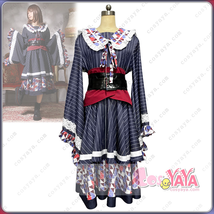 セーラー襟 大正レトロワンピース 和んぴーす 衣装