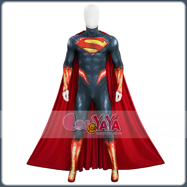 スーパーマン レッドサン つなぎ服 コスプレ