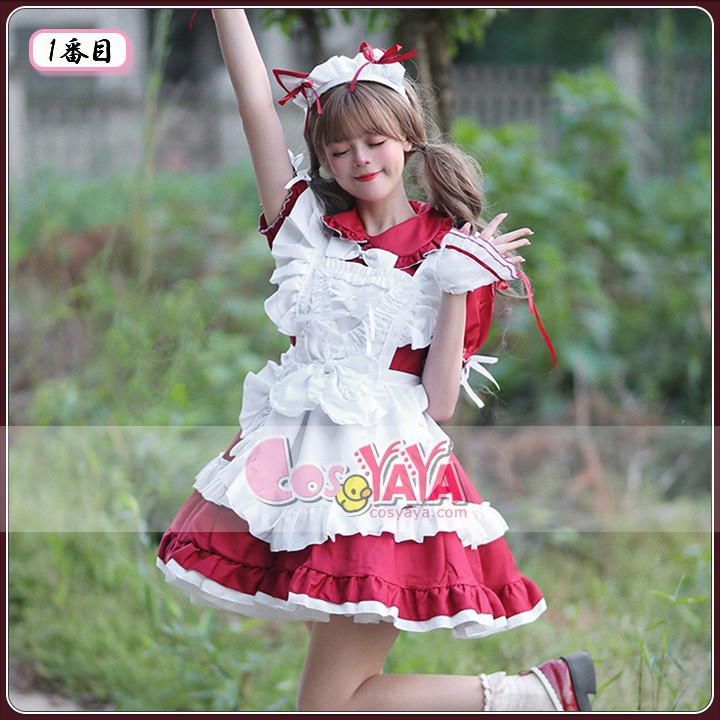 萌えメイド服 秋葉原風 コスプレ衣装