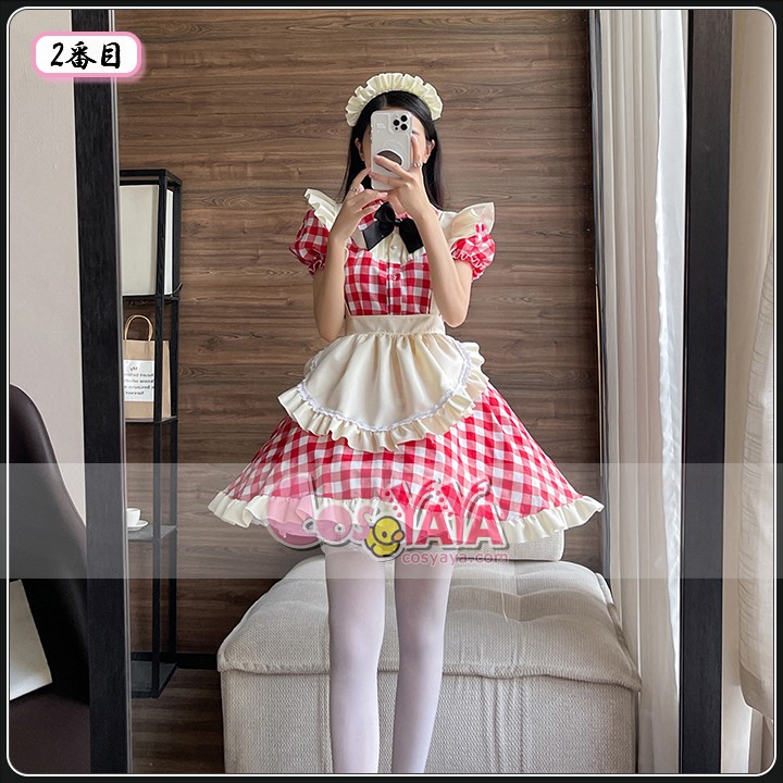 黒赤チェック柄