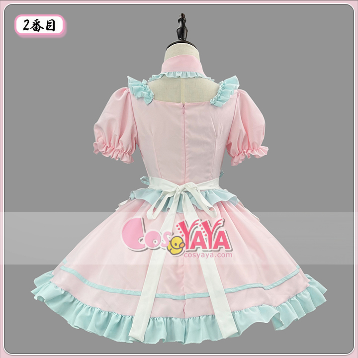 エプロン付き ワンピース