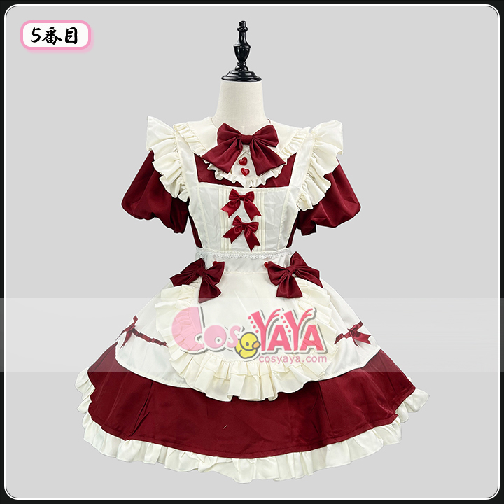 二次元 メイドコスチューム