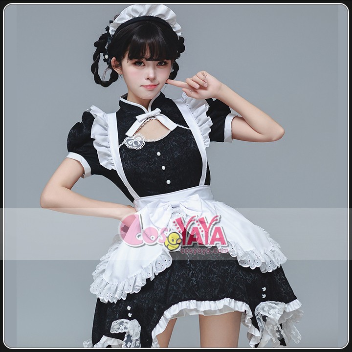 黒白 ワンピース コスチューム