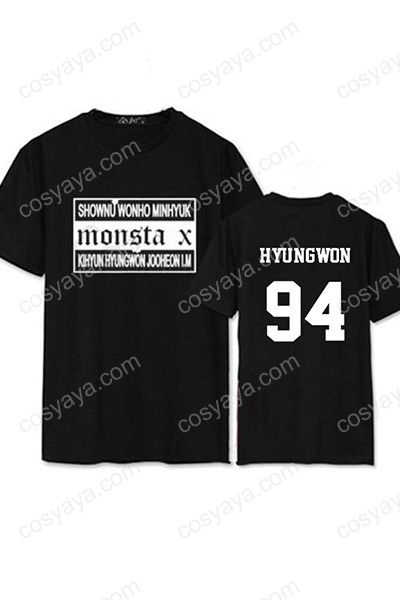 Monsta Xコンサート仮装衣装Tシャツ