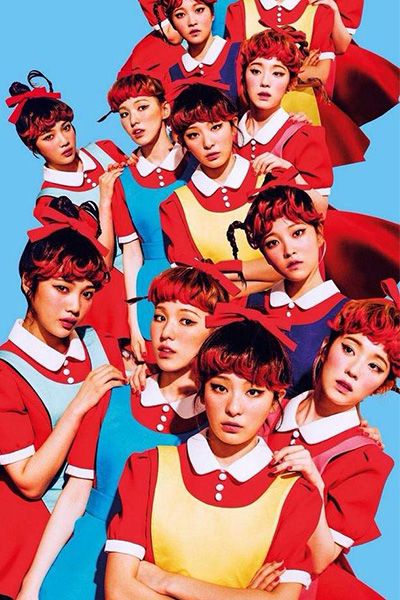 Red Velvet Drop Dumb Dumbダンス制服