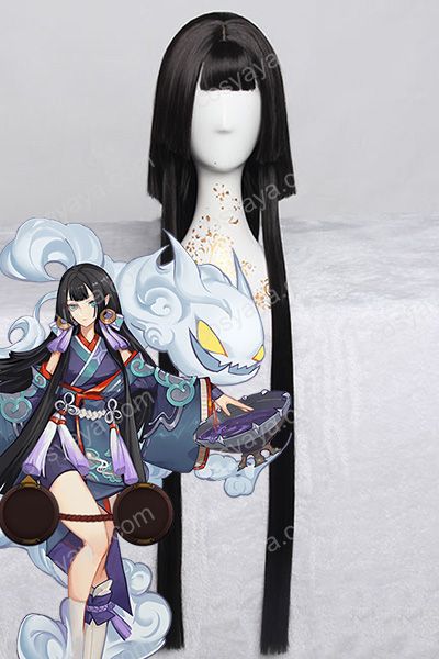 中国ゲーム 陰陽師 神楽 源博雅 八百比丘尼 安倍晴明 仮装コスプレウィッグ 販売