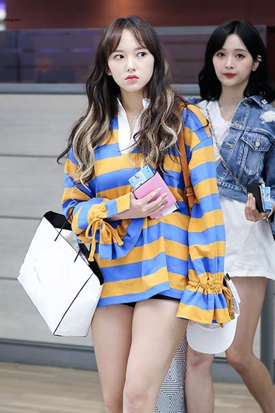 レディース ファッション ラガーシャツ フリル袖 韓国風 Wjsn 宇宙少女