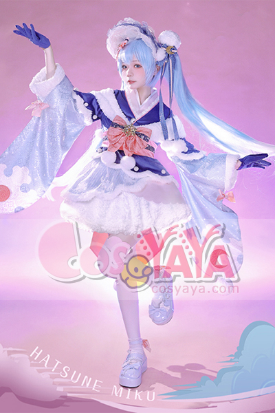 豪華版 雪ミク 2023 冬麗 コスプレ服（ふゆうらら）「SNOW MIKU 2023